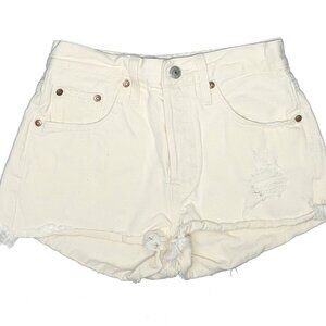 Levi's White Cutoffs